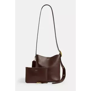 Coach geantă de piele Bleecker Bucket Bag 21 imagine