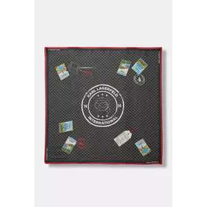 Karl Lagerfeld eșarfă de mătase IKON MONOGRAM imagine
