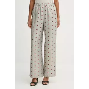 MM by Max Mara pantaloni de mătase PIOVRA imagine