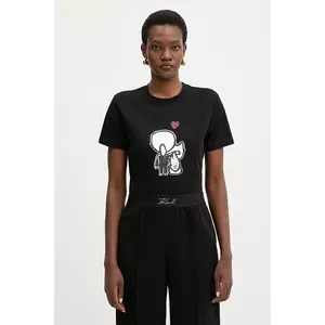 Karl Lagerfeld tricou din bumbac IKON imagine