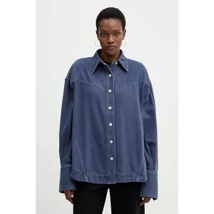 BOSS Orange cămașă jeans C OVERSHIRT 1.0 imagine