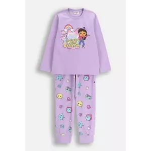 Coccodrillo pijamale de bumbac pentru copii imagine