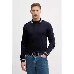 BOSS longsleeve din bumbac H-Pleins 202 imagine