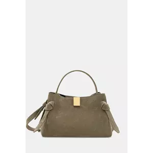 Yuzefi geantă de mână din piele întoarsă GYOZA MINI imagine