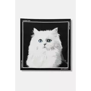 Karl Lagerfeld eșarfă de mătase IKON imagine