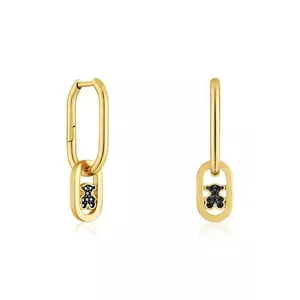 Tous cercei din argint placați cu aur imagine