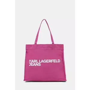 Karl Lagerfeld Jeans geantă de bumbac imagine