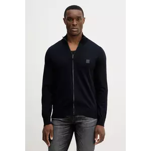 BOSS Orange cardigan din amestec de casmir Kanozip_S imagine