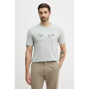 BOSS Orange tricou din bumbac Te_Insignia imagine