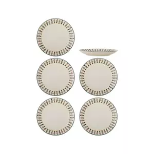 Bloomingville un set de farfurii de desert de Crăciun Jolly 20 x 3 cm 6-pack imagine