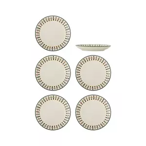 Bloomingville un set de farfurii pentru aperitive de Crăciun Jolly 16 x 3 cm 6-pack imagine