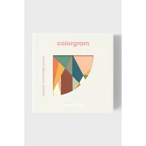 Luckies of London puzzle din lemn Colorgram 14 x 19 cm imagine