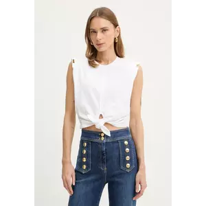 Elisabetta Franchi bluză din bumbac imagine