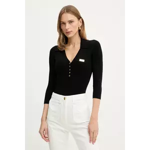 Elisabetta Franchi bluză cu mătase imagine