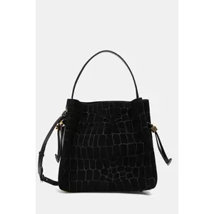 Elisabetta Franchi geantă de mână din piele întoarsă imagine