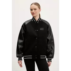 Tommy Jeans jachetă din amestec de lână imagine