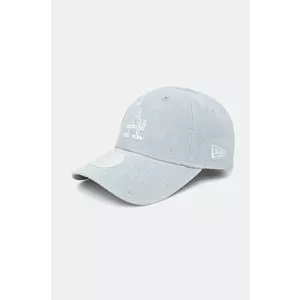 New Era șapcă de baseball din bumbac DIAMANTE DENIM 9FORTY® LOS ANGELES DODGERS imagine