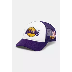 New Era șapcă NBA Flower Trucker Lakers imagine