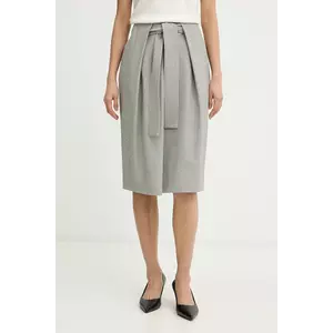 BOSS fustă cu lână Vakava imagine