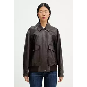 Weekend Max Mara geacă de piele GIGANTE imagine