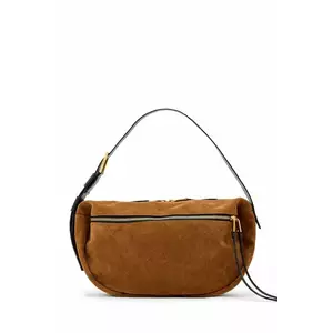 AllSaints geantă de mână din piele întoarsă imagine