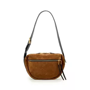 AllSaints geantă de mână din piele întoarsă imagine