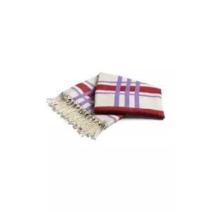 &k amsterdam pătură plano red 130 x 200 cm imagine