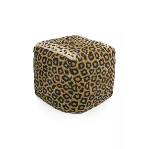 Doing Goods scaun de puf Leopard 50 x 50 x 50 cm imagine