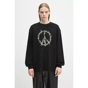 Aries hanorac de bumbac Peace Press Gothic Waffle LS Tee imagine