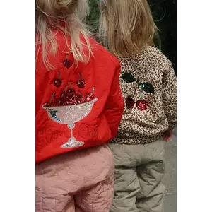 Konges Sløjd geacă bomber pentru copii JUNO SEQUIN BOMBER JACKET imagine