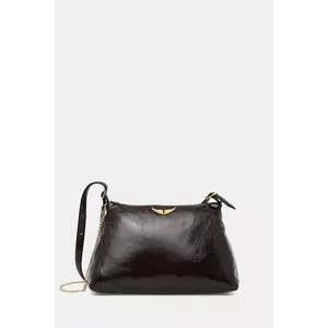 ZADIG&VOLTAIRE geantă de piele JIM VINTAGE PATENT imagine