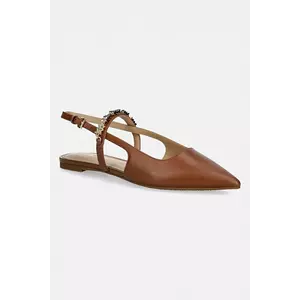 MICHAEL Michael Kors balerini de piele Dina Flex Sling Flat imagine