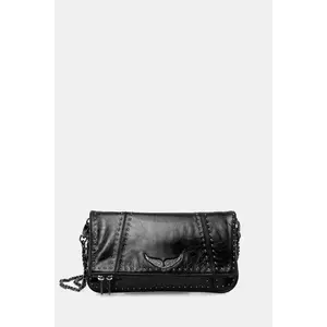 ZADIG&VOLTAIRE geantă de piele ROCK VINTAGE PATENT STUDS imagine