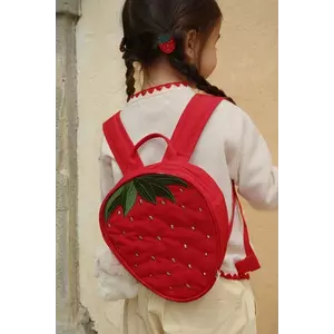 Konges Sløjd ghiozdan copii STRAWBERRY MINI BACKPACK imagine