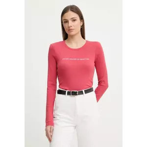United Colors of Benetton longsleeve din bumbac imagine