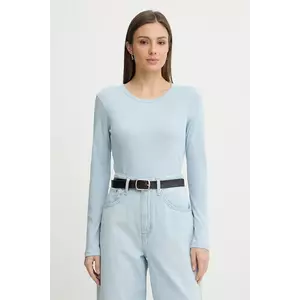 United Colors of Benetton longsleeve din bumbac imagine