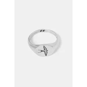 Twojeys inel cu sigiliu de argint imagine