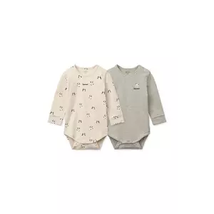 Liewood body bebe Yanni Grow Printed LS Bodystocking 2-pack imagine