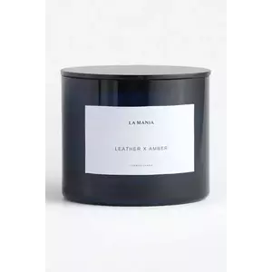 La Mania lumânare aromată Leather&Amber 500 g imagine
