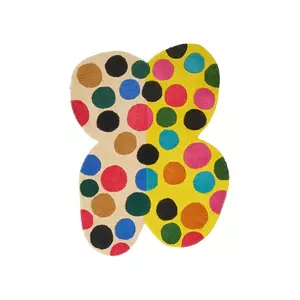 Doing Goods covor de lână Marley Multi Butterfly 105 x 80 cm imagine