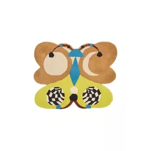 Doing Goods covor de lână Melody Moon Butterfly 85 x 100 cm imagine