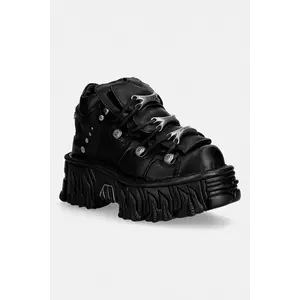 New Rock sneakers din piele ITALI NEGRO, NOMADA NEGRO imagine