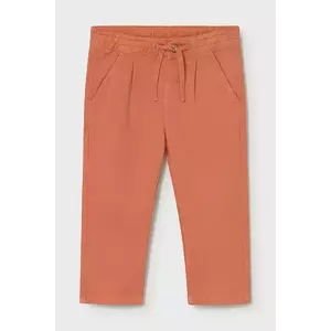 Mayoral pantaloni din amestec de in pentru bebe imagine