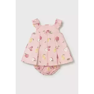 Mayoral Newborn rochie din amestec de in pentru bebeluși imagine