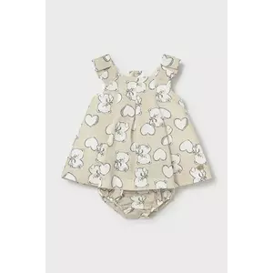 Mayoral Newborn rochie din amestec de in pentru bebeluși imagine
