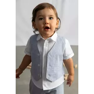 Mayoral vestă pentru copii din amestec de in imagine