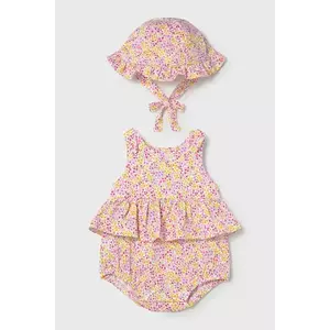 Mayoral Newborn rampers și pălărie pentru bebeluși imagine