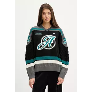 adidas Originals pulover din amestec de lână imagine