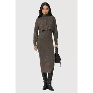 AllSaints rochie și cardigan din lână imagine