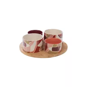 home & lifestyle set de boluri de servire cu farfurie 7 x 30 cm imagine